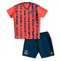 Everton Replika babykläder Bortaställ Barn 2023-24 Kortärmad (+ korta byxor)